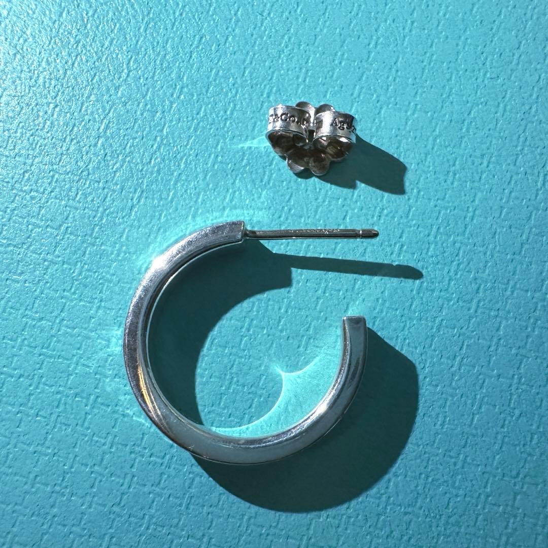 【Tiffany】1837TMフープピアス スモール(片耳)ポーチ付き