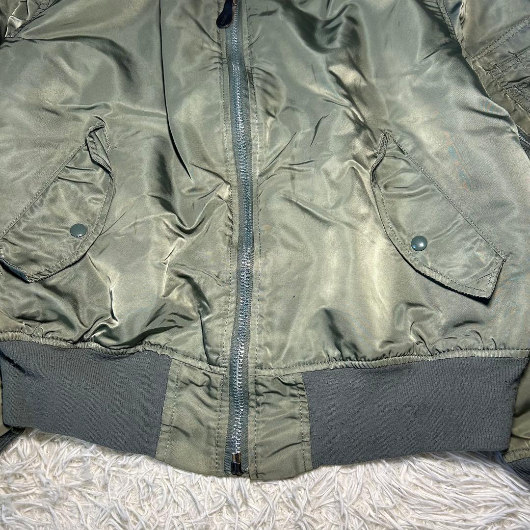 80s alpha industries ma-1 フライトジャケット USA製
