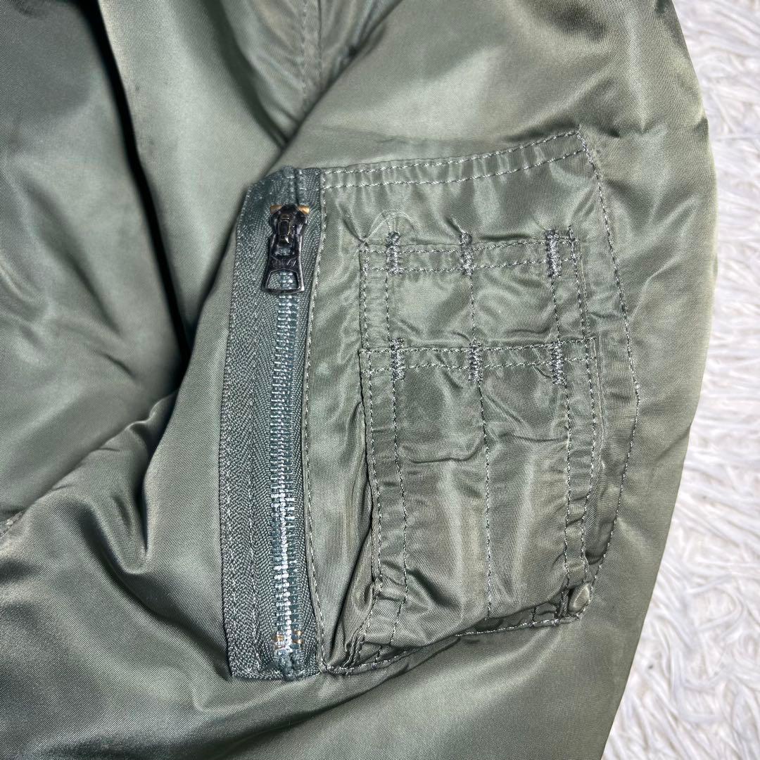 80s alpha industries ma-1 フライトジャケット USA製