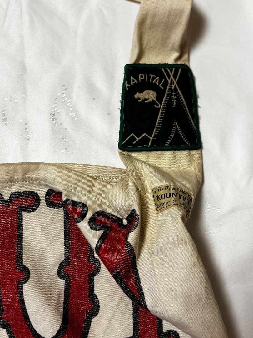 KAPITAL デニムリペア トートバッグ