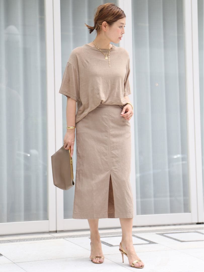 新品★DeuxiemeClasse★FIBRYタイトスカート38★アパルトモン