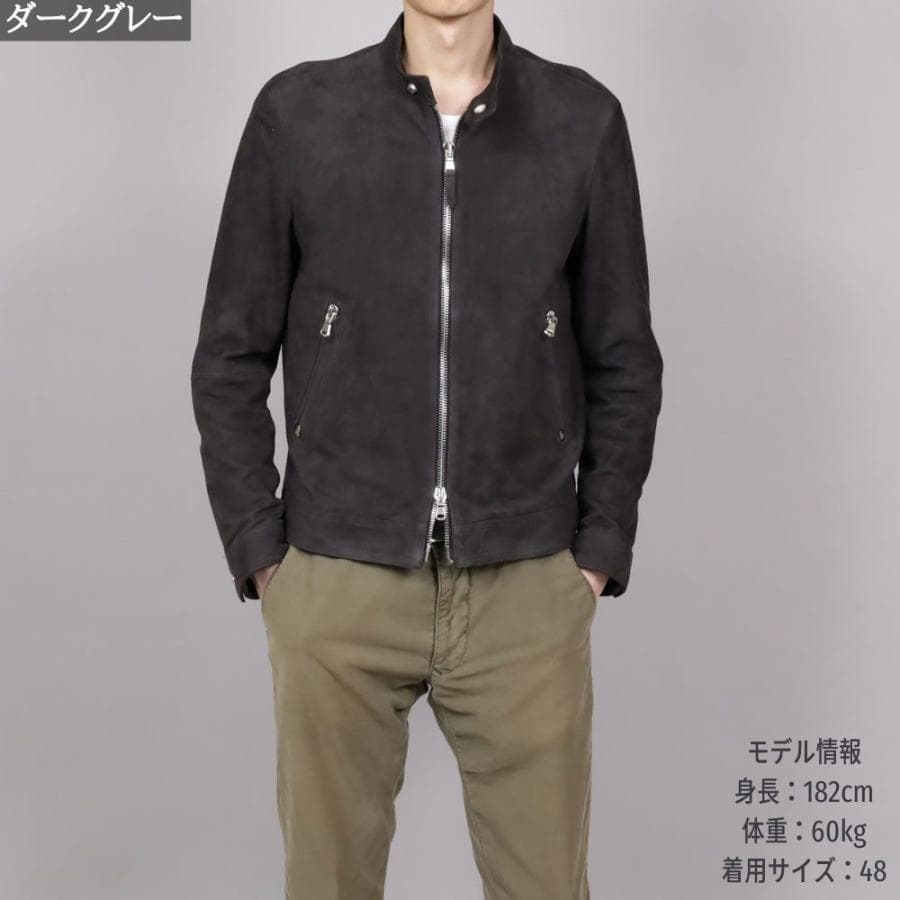 【新品】 EMMETI エンメティ レザージャケット 48サイズ 【国内正規品】