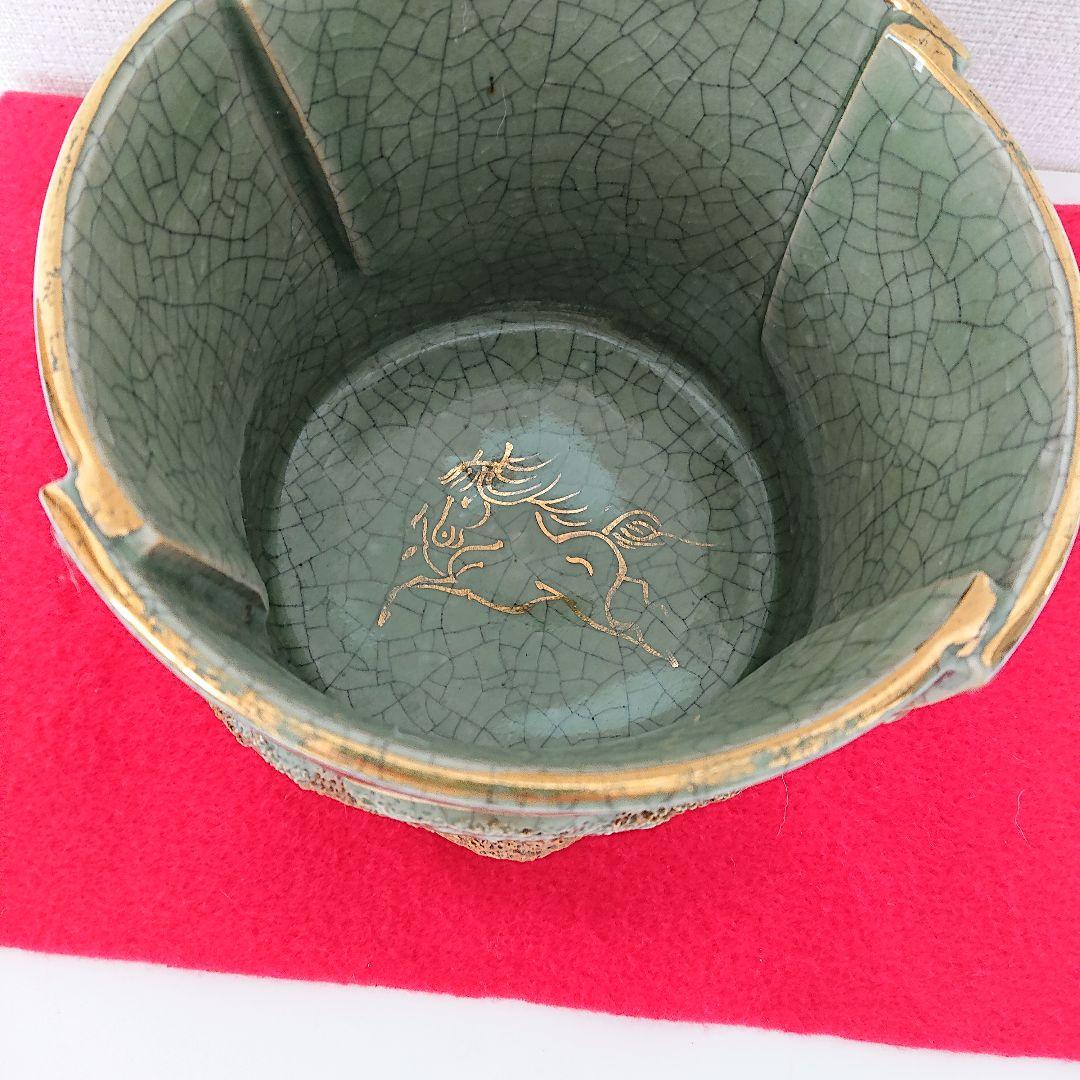 相馬焼 建水 希少 美品