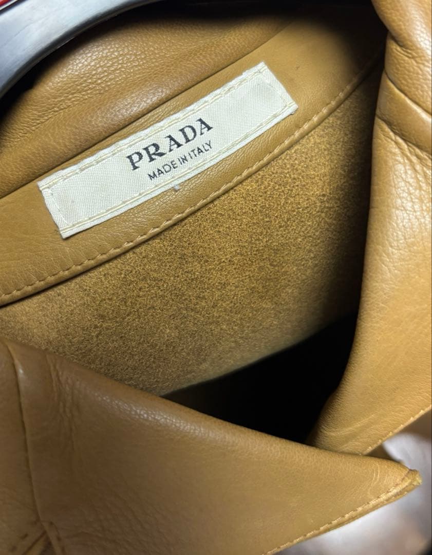 【値下げ中】PRADA プラダ - ラムレザー ジャケット