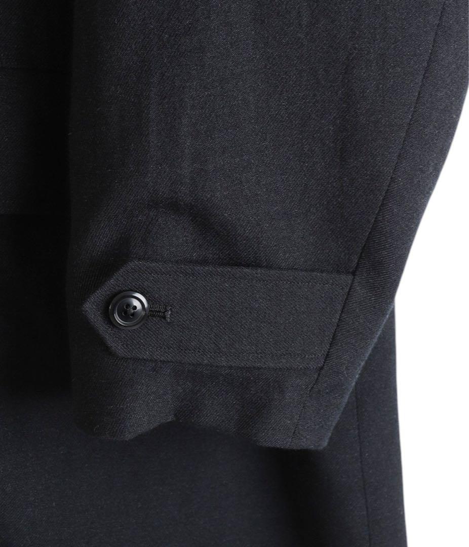 【即完品】marka 25aw ウール ステンカラー コート ブラック M