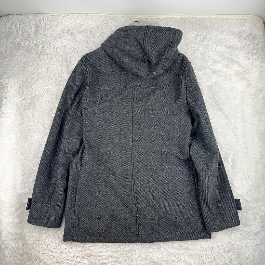 ブルックスブラザーズ　ダッフルコート トグル　牛革　カーフレザー　灰色　XL