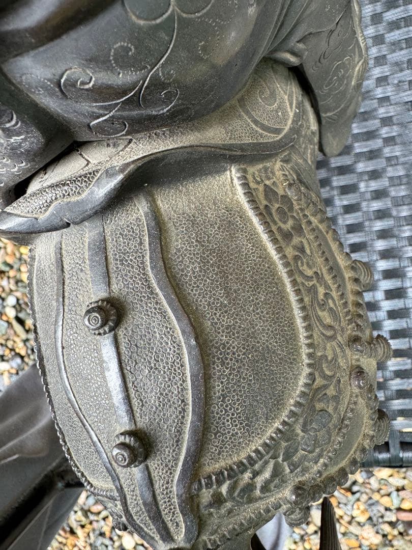 ‼️最後の値段‼️リサイクルFORT必見‼️4/14⑨‼️唐人乗り支那馬図‼️銅製香炉‼️