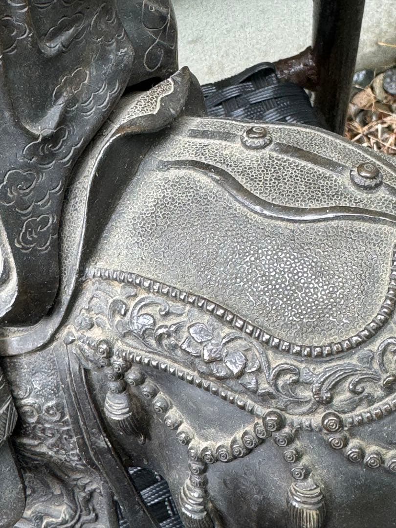 ‼️最後の値段‼️リサイクルFORT必見‼️4/14⑨‼️唐人乗り支那馬図‼️銅製香炉‼️