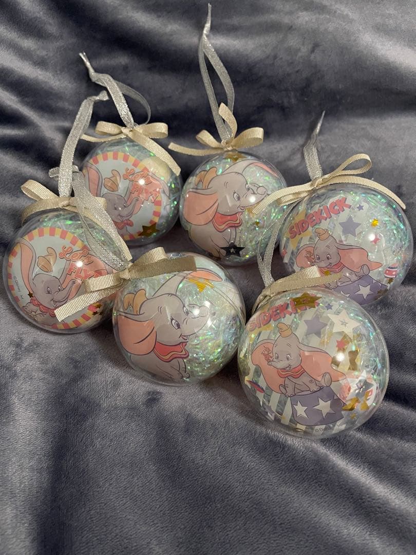 クリスマスツリーオーナメントセット ディズニーキャラクター　ダンボぬいぐるみ