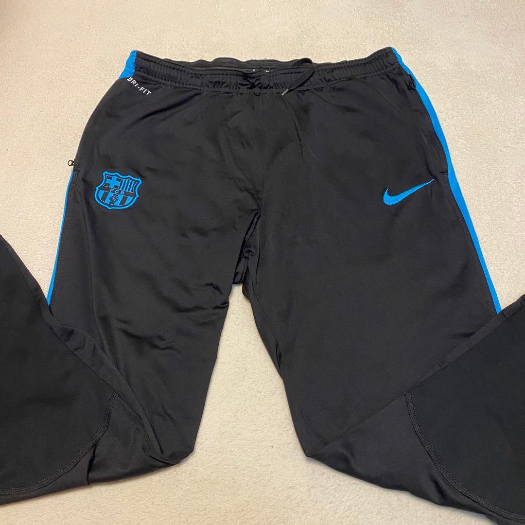 【美品】FCバルセロナ NIKE ハーフジップ セットアップ XL