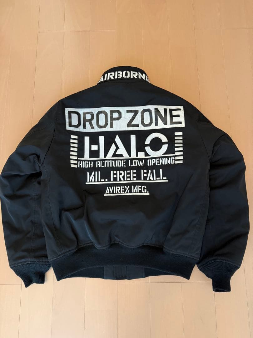 【美品】AVIREX MA-1 フライトジャケット HALO Mサイズ