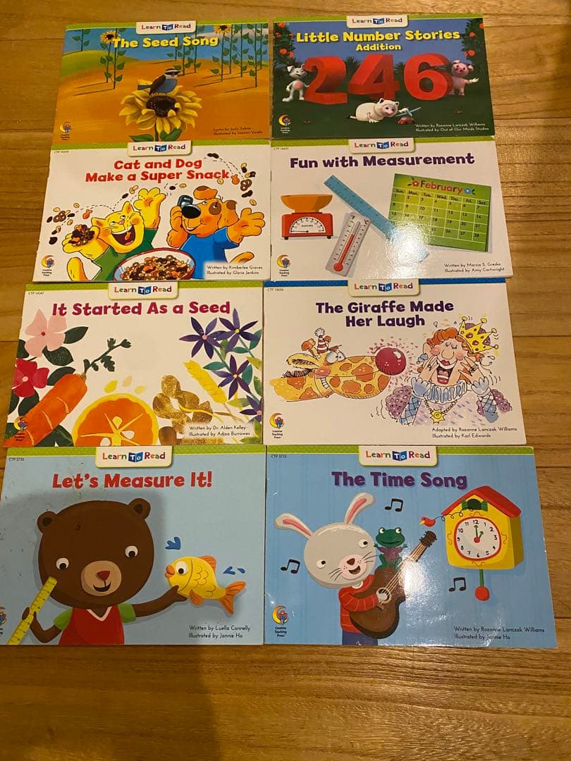 learn to read 英語　絵本