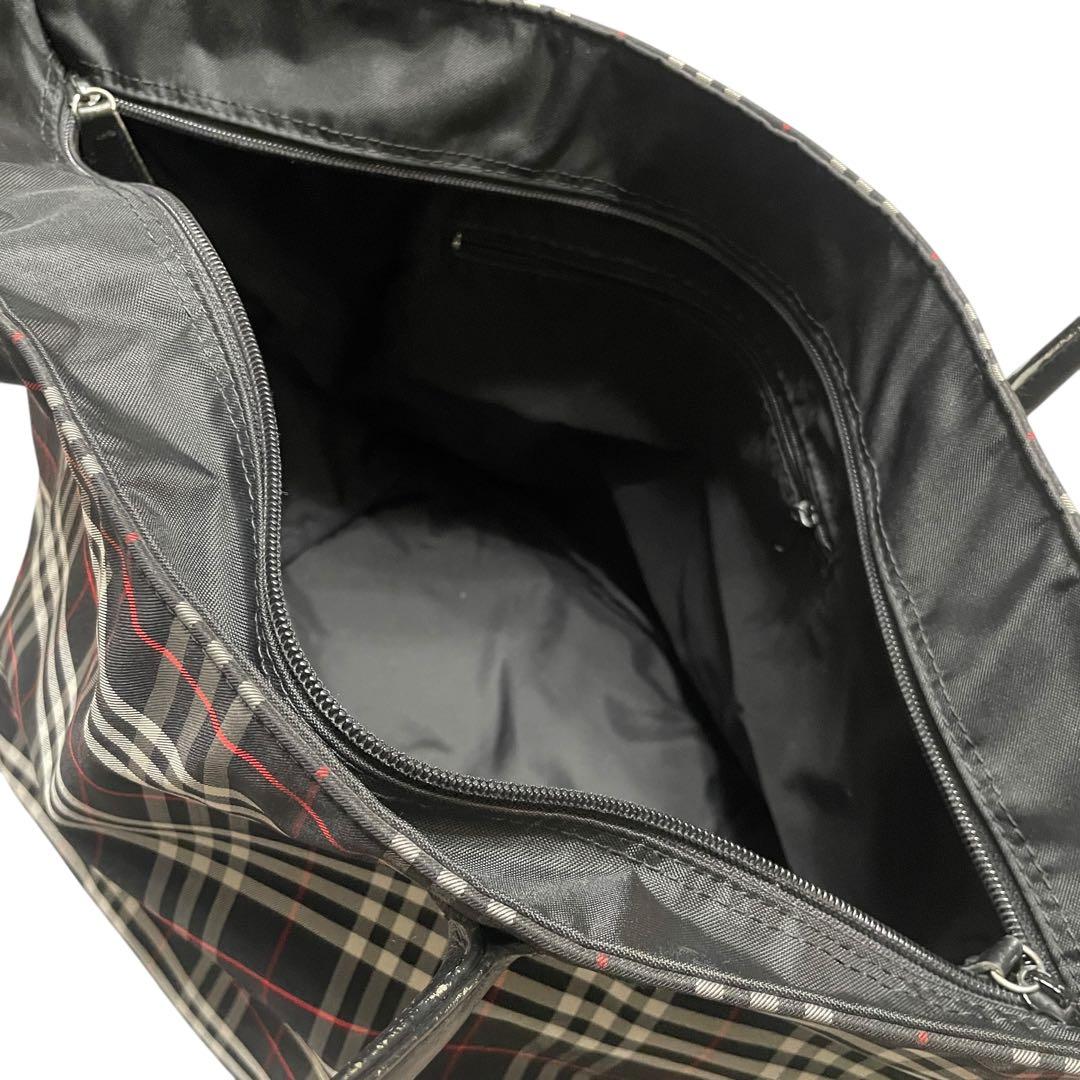 Burberrys BLUE LABEL バーバリーズ チェック柄トートバッグ