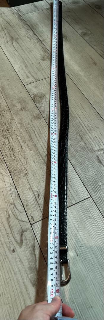 ヒ*デ様 THE SOLE クロコダイルブラックプンターレベルト