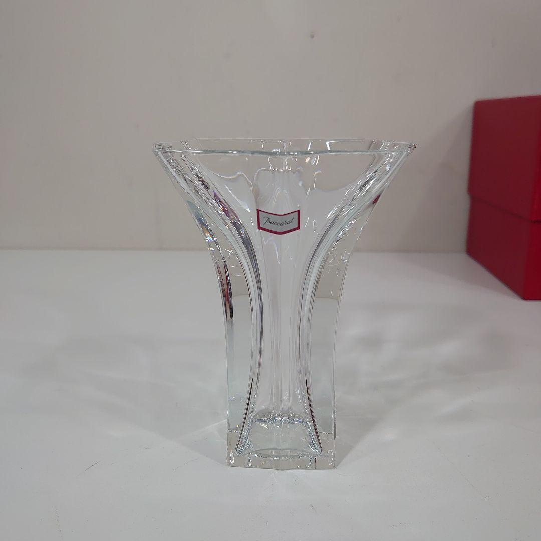 Baccarat バカラ クリスタルフラワーベース 高さ約13cm