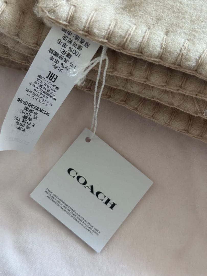新品•レア品COACHコーチ　ホース アンド キャリッジ プリント ブランケット
