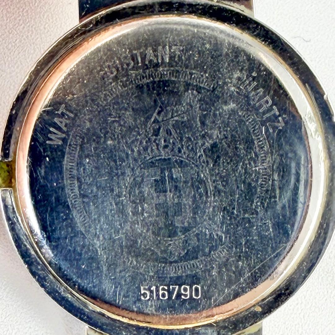 【新品電池】 エルメス クリッパー コンビ デイト Hベルト ゴールド