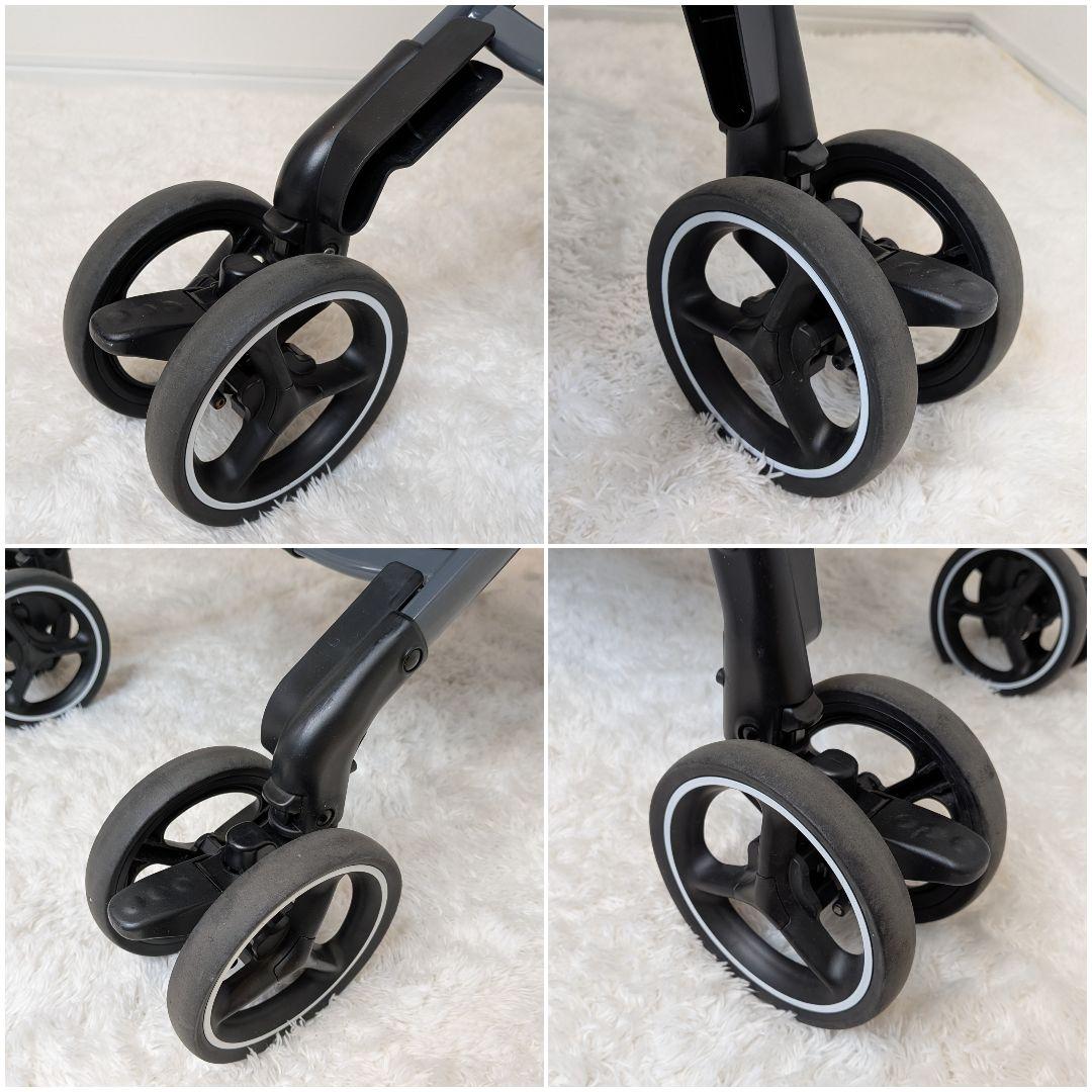 【美品】Aprica ラクーナ ベビーカー ハイシート 軽量 ソファ クッション