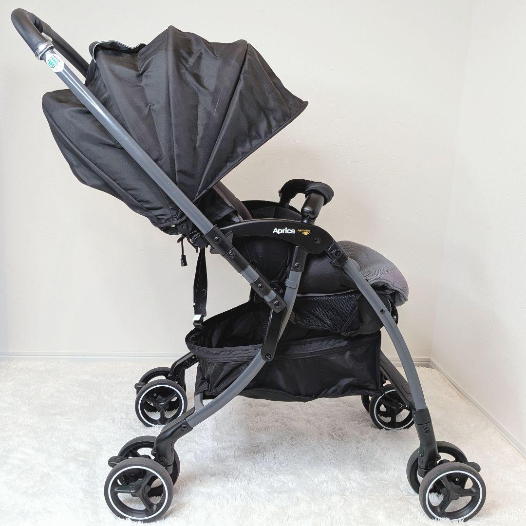 【美品】Aprica ラクーナ ベビーカー ハイシート 軽量 ソファ クッション