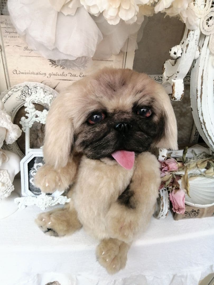 RIKUMU様♡オーダー♡ペキニーズ♡ワンちゃん♡犬♡アートドール♡ぬいぐるみ