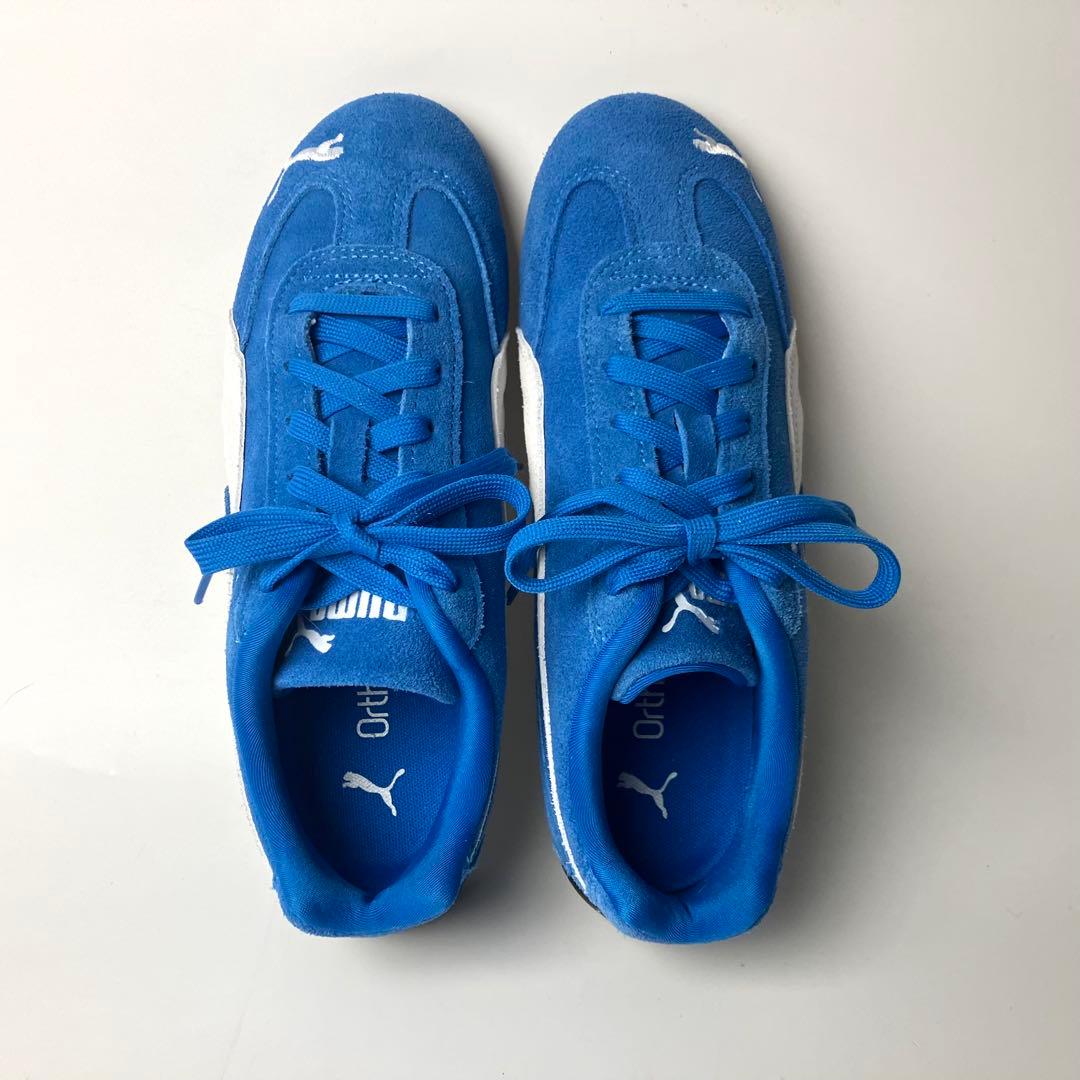 【け】PUMA SPEEDCAT OG レーシングシューズ　ブルー　24