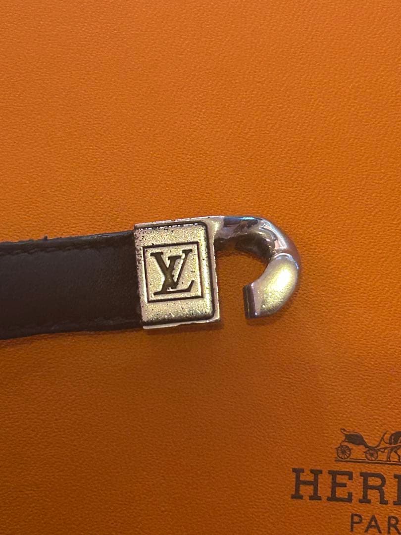 LOUIS VUITTON ブラスレ モノチェーン ルイヴィトン　シルバー