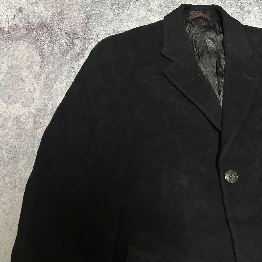90s RALPH LAUREN カシミア混 チェスターコート ブラック