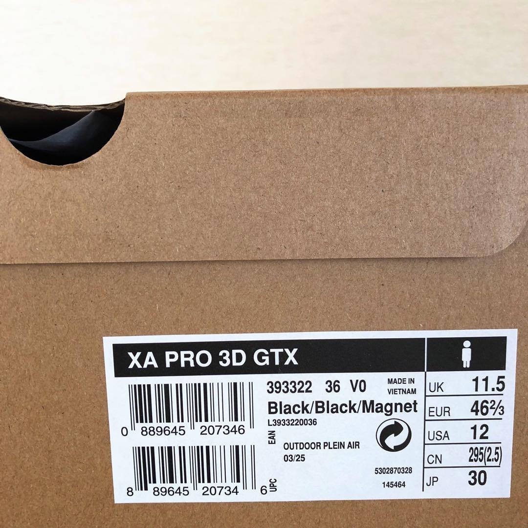 【新品】SALOMON サロモン XA PRO 3D ゴアテックス 30 ㎝