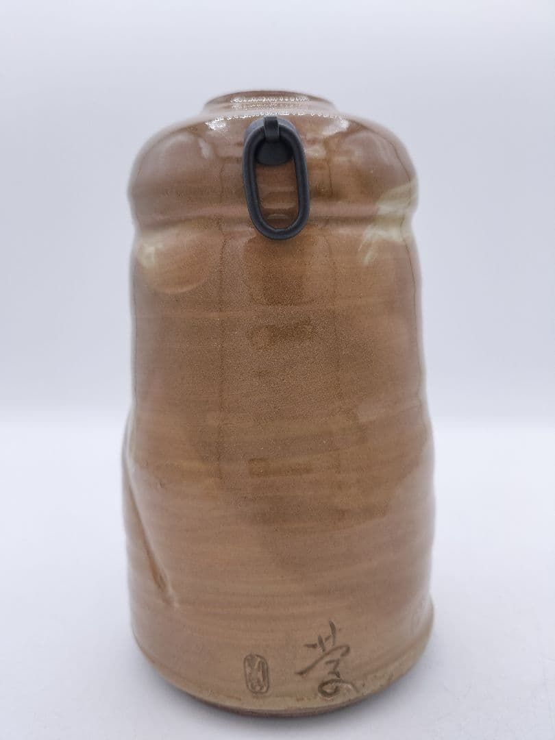 c560 掛花入 虫明焼 黒井慶雲 木箱 茶道具 古物