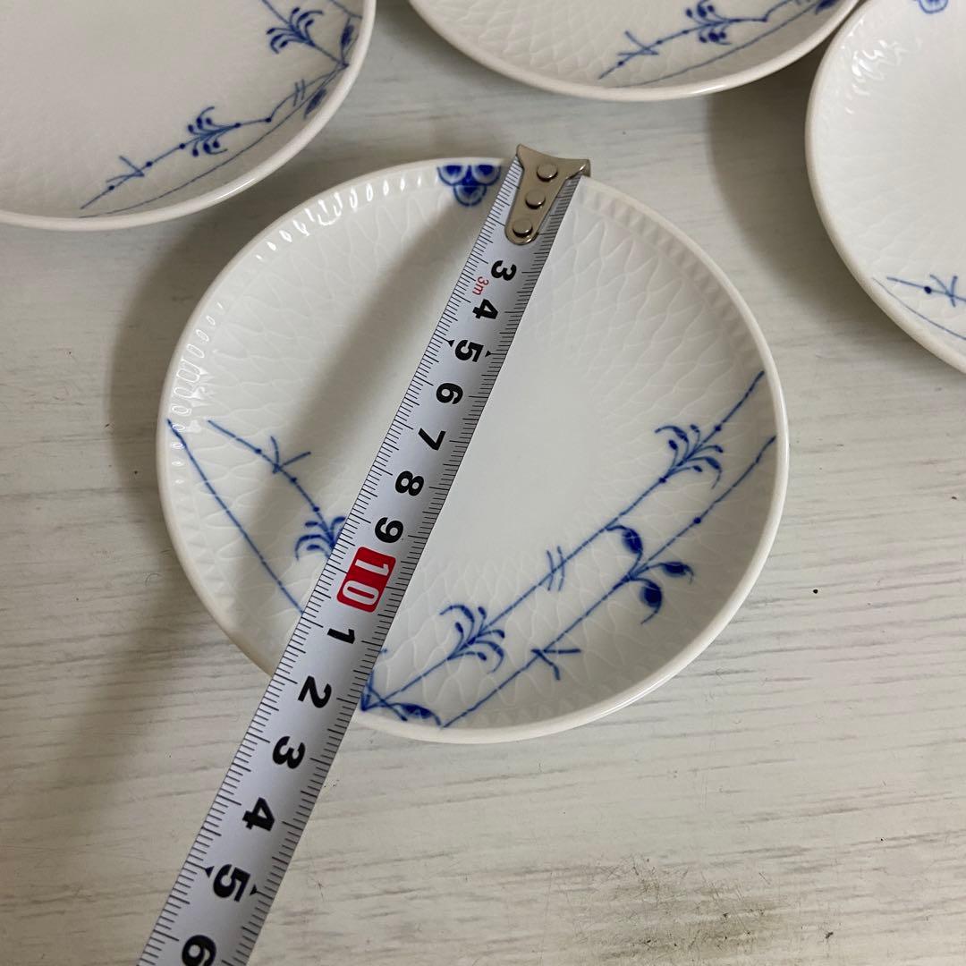 美品⭐️ロイヤルコペンハーゲン　ブルーパルメッテ プレート 5枚セット 12cm