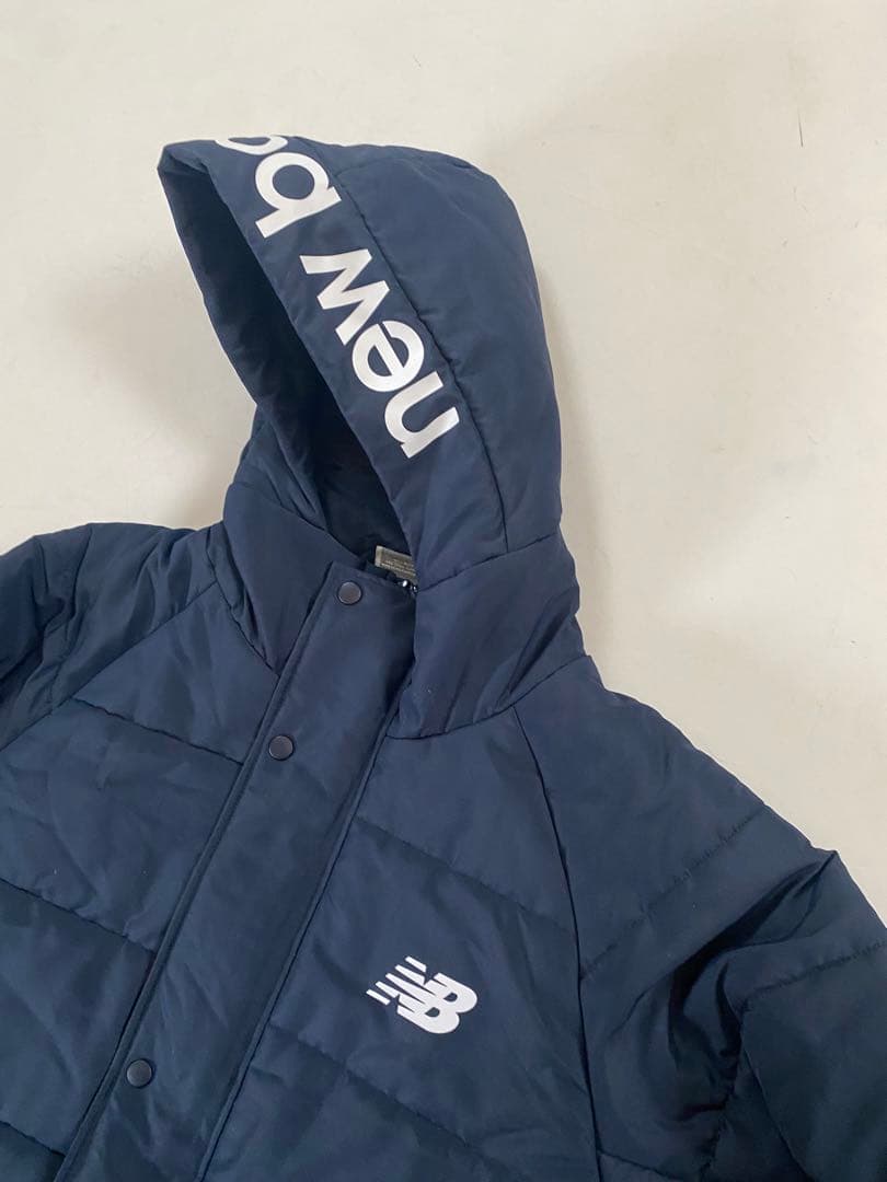 s*h様 新品同様 New Balance ベンチコート Mサイズ ネイビー 防