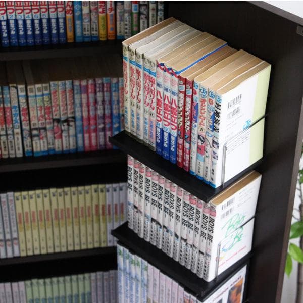 【新品・送料無料】【日本製】ＤＶＤ・ＣＤ・コミック書棚ストッカー収納庫