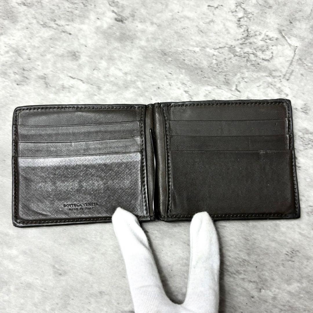 希少 BOTTEGA VENETA クロコダイルレザー マネークリップ リアル