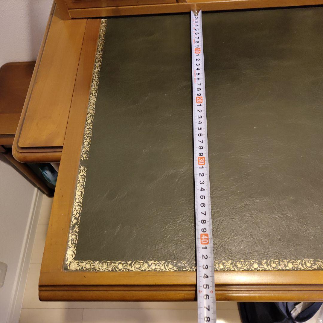 【波風ミナト】フランス製 木製デスク 引き出し付き