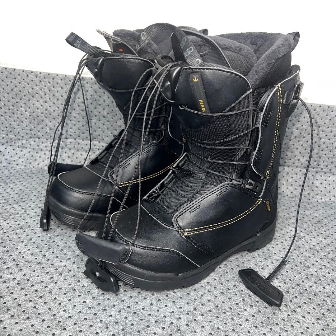 数回使用 23cm レディース SALOMON PEARL スノーボードブーツ