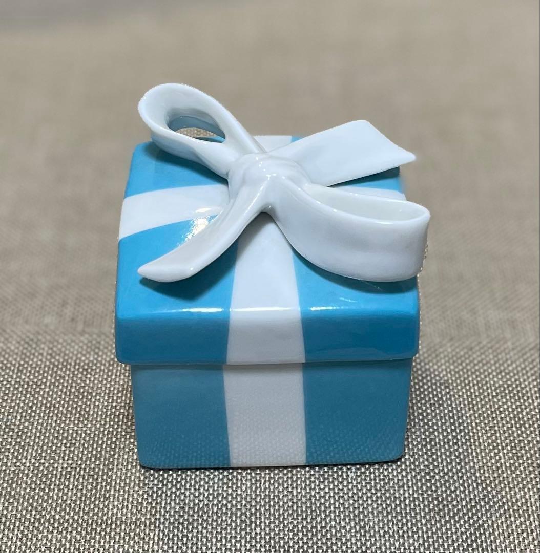 ティファニー Tiffany & Co. ミニブルーボウボックス　小物入れ