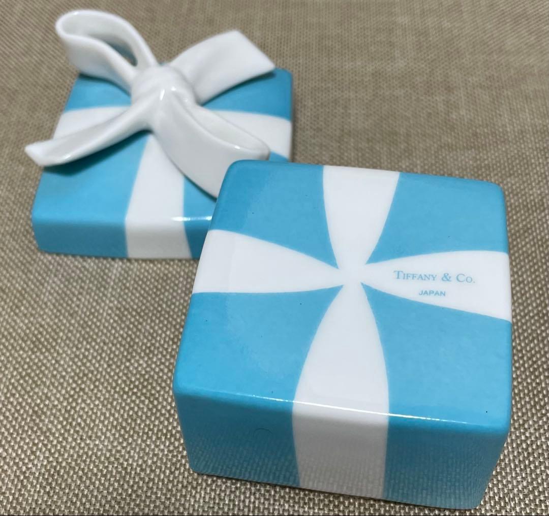 ティファニー Tiffany & Co. ミニブルーボウボックス　小物入れ