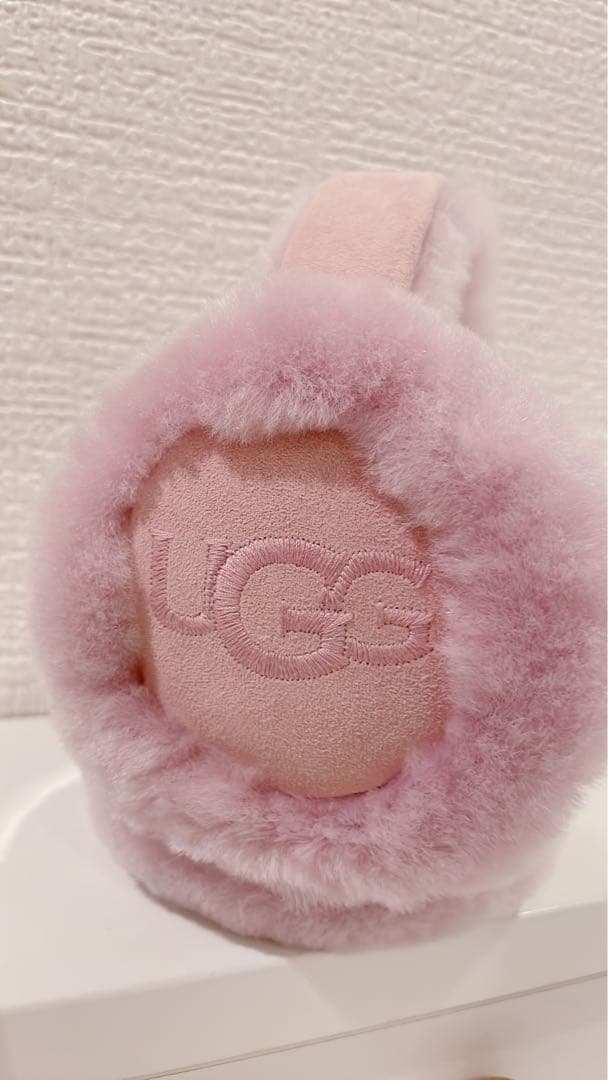 UGG アグ シープスキン　希少カラー PINK ピンク イヤマフ　イヤーマフ