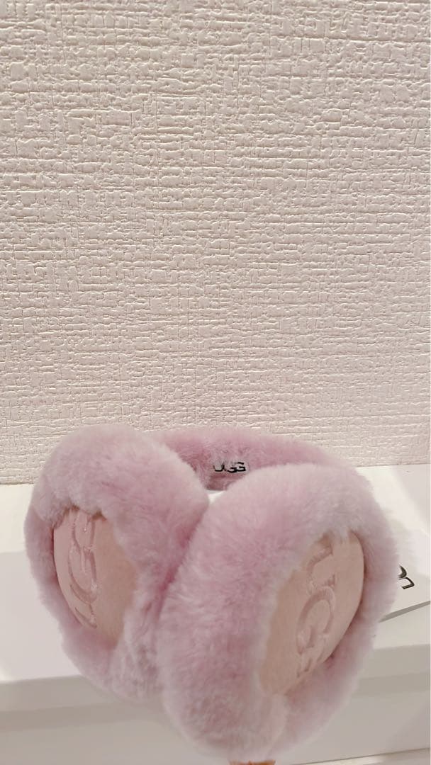 UGG アグ シープスキン　希少カラー PINK ピンク イヤマフ　イヤーマフ