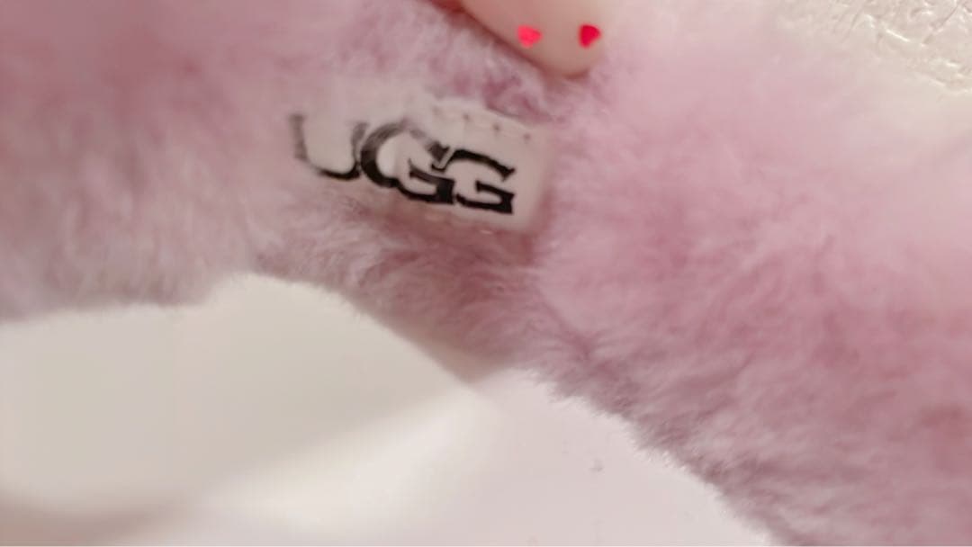UGG アグ シープスキン　希少カラー PINK ピンク イヤマフ　イヤーマフ