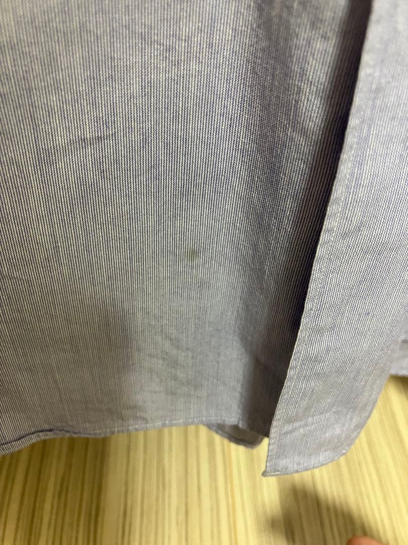 22AW COMOLI コモリシャツ サックスストライプ