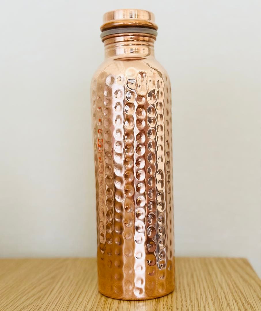 新品　銅製ハンマード水筒 750ml 2本セット