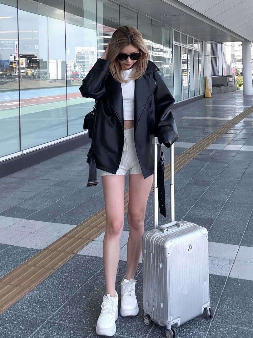 9/30まで値下げ　diante ECO LEATHER JACKET