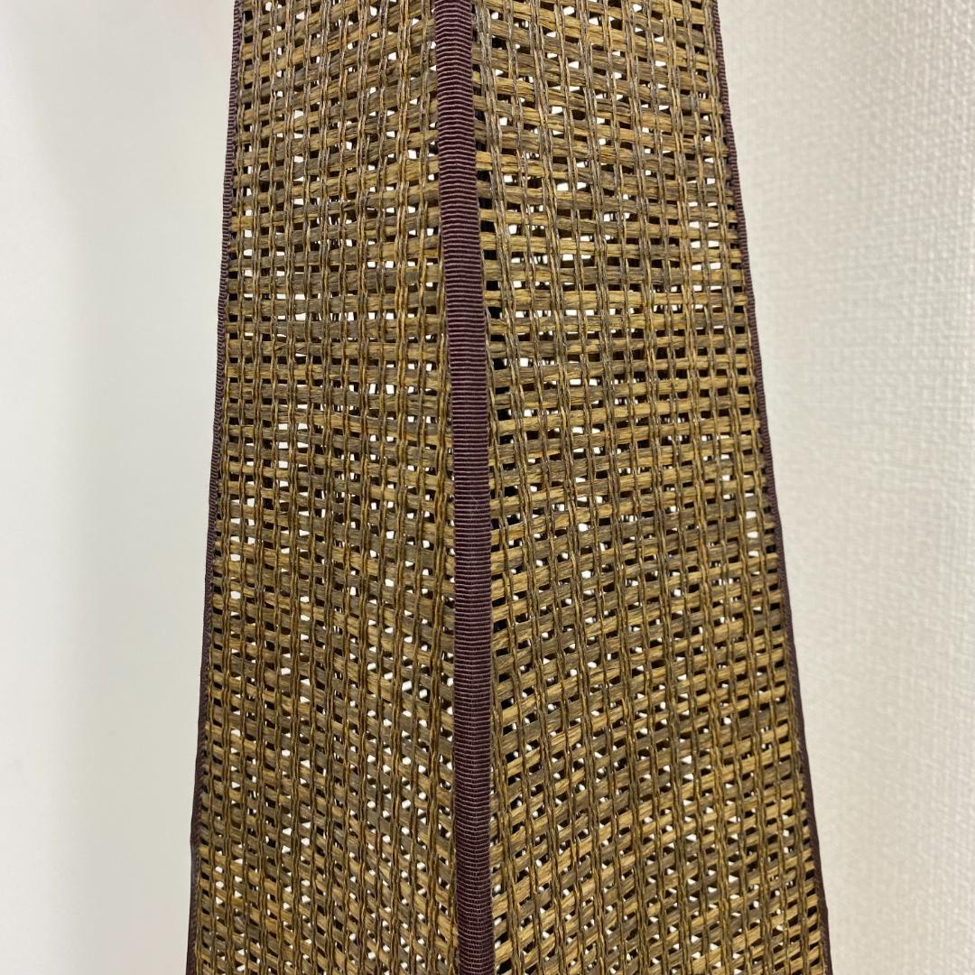 ★フロアスタンドライト 長澤ライティング ウィッカータワー 2灯式 ブラウン