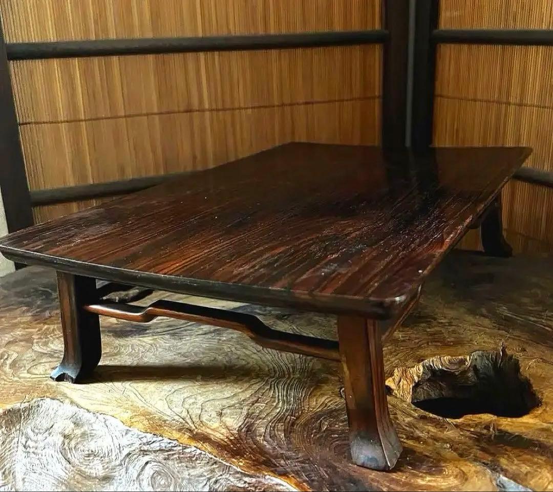 古木 香台 花台 盆栽台 黒檀 希少 小型 高台 1292㌘