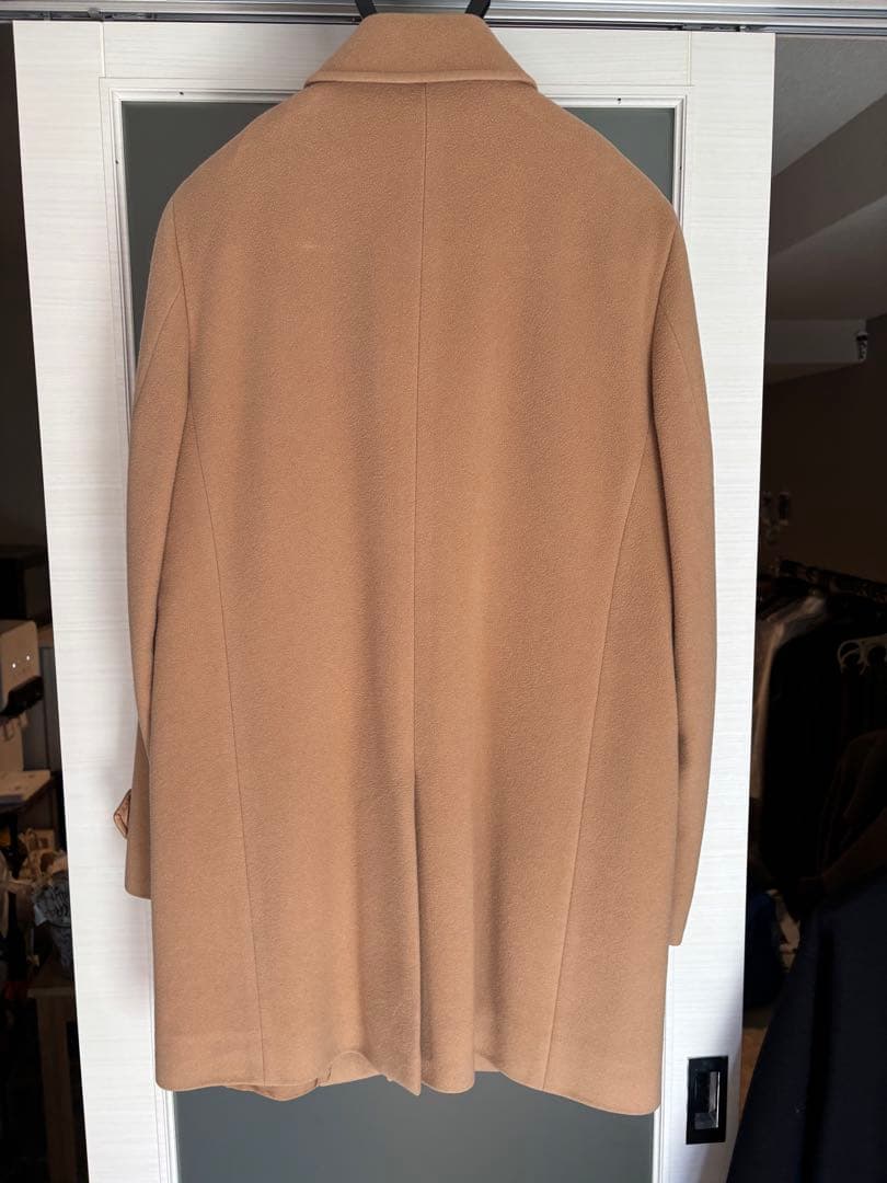 ⭐︎美品⭐︎ dunhill ウール　カシミア　チェスターコート　48 ベージュ