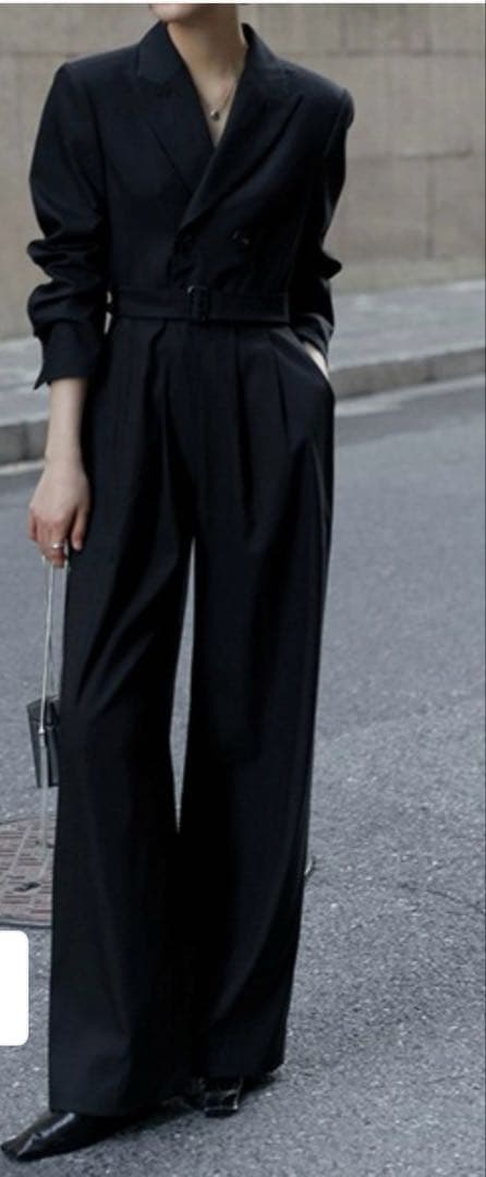 ANOTHER S オールインワンロング丈ワイドパンツドレス