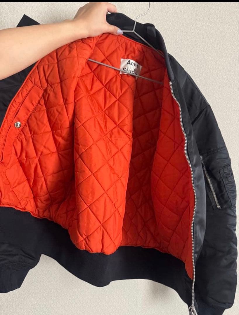 Acne Studios MA-1ジャケット ブラック　MAKIO 44サイズ