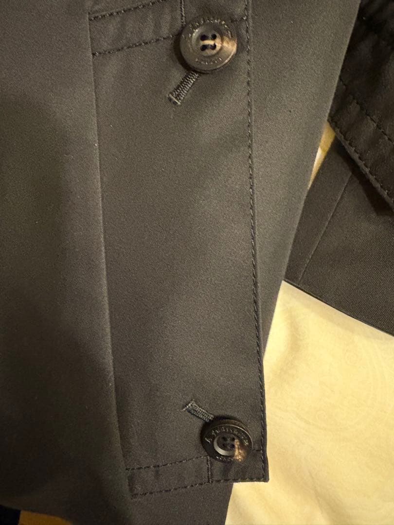 Aquascutum ブラック トレンチコート