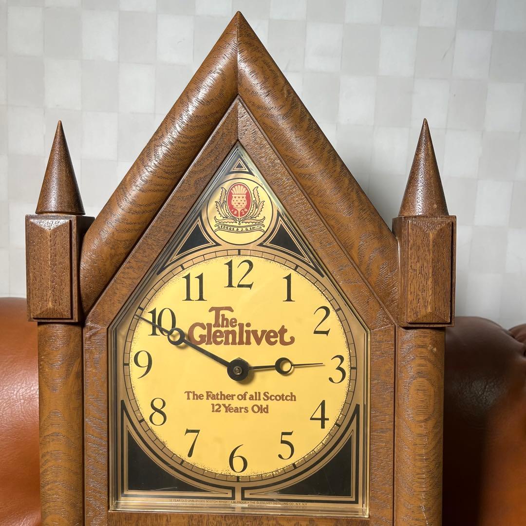 希少　GLENLIVET 時計　ヴィンテージ　当時物　ウイスキー　ノベルティ